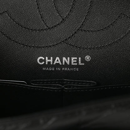 Chanel Aged Calfskin Chevron Quilted 2.55 Reissue 226 So Black 6 of 9