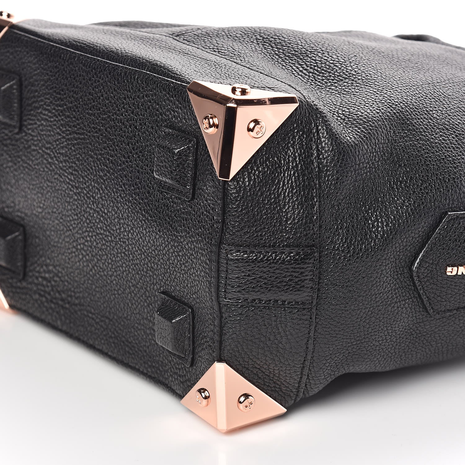 Alexander Wang Pebbled Calfskin Small Emile Soft Black Rose Gold Hardware 11 of 11
