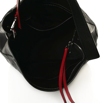 MCM Grained Calfskin Large Klara Hobo Black 13 of 13