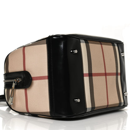 Burberry Nova Check Bowling Bag Black 8 of 12