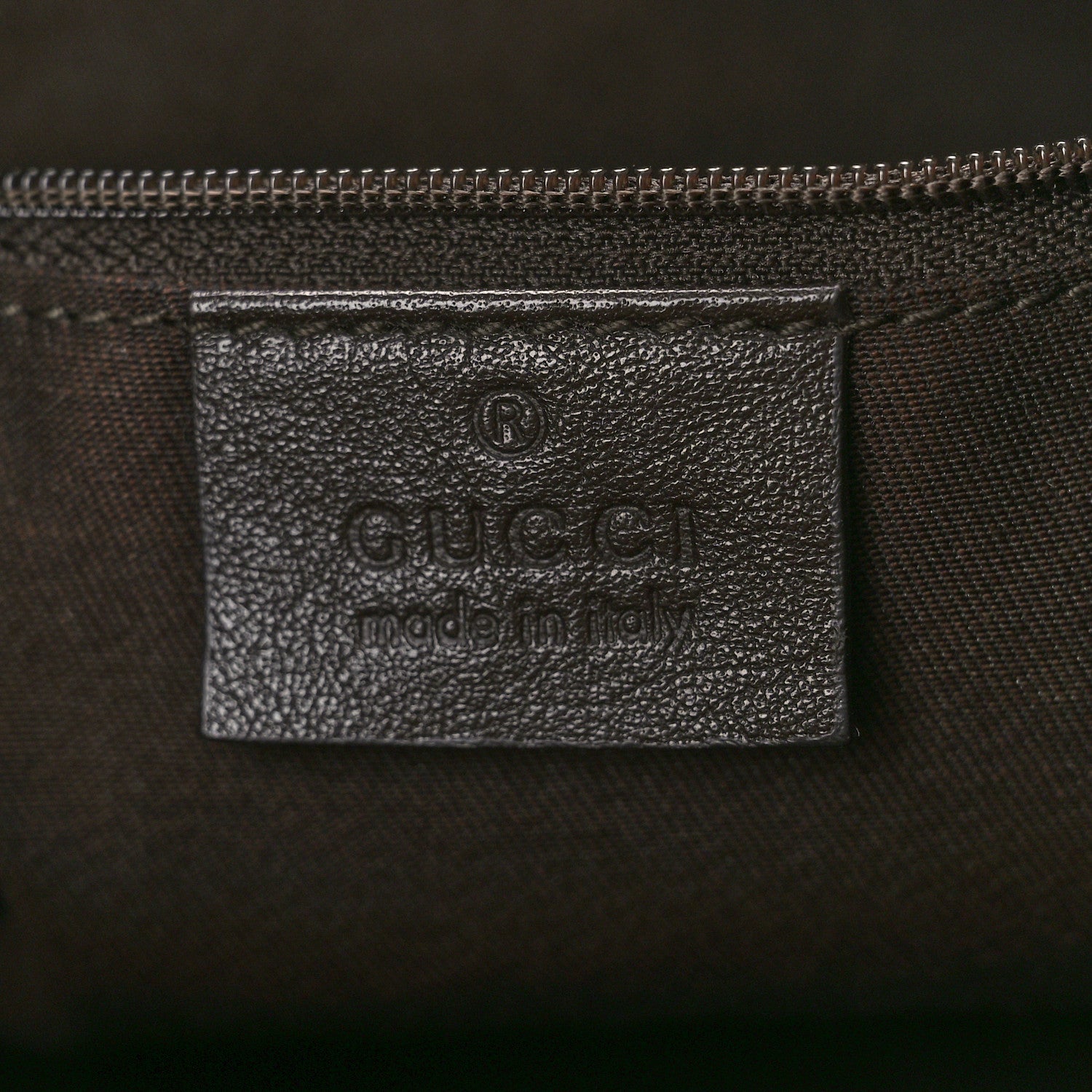 Gucci Monogram Medium D Gold Ring Hobo Dark Brown 6 of 10