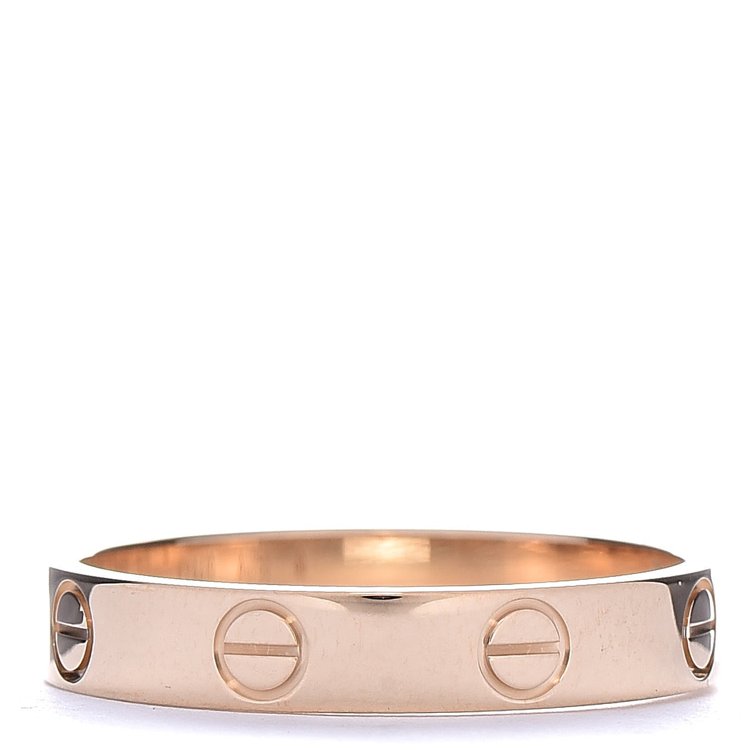 Cartier 18K Yellow Gold 3.5mm LOVE Wedding Band Ring 55 7.25 3 of 4