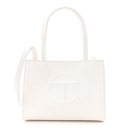 Telfar Vegan Leather Small Shopping Bag White 1 of 12