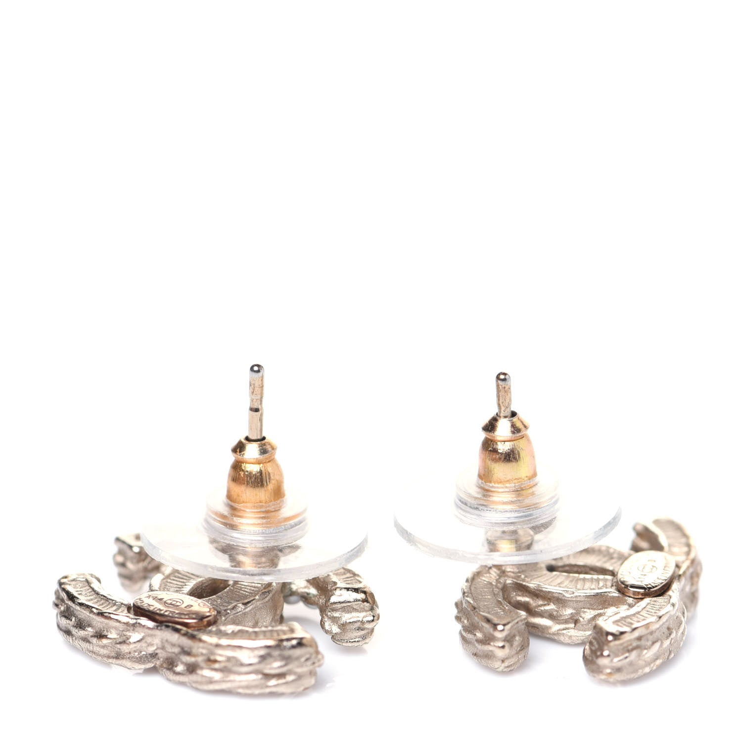 Chanel Pearl CC Earrings Gold 5 of 6