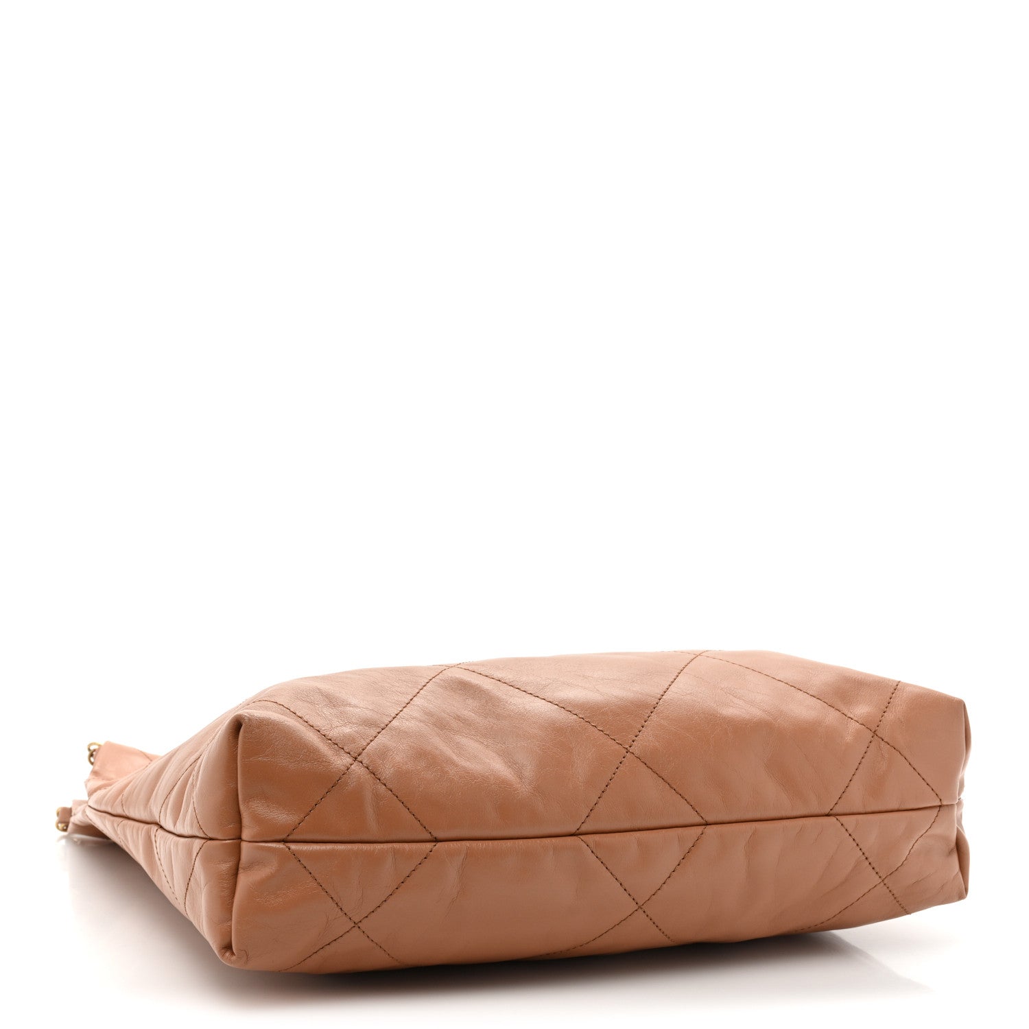Chanel Shiny Calfskin Quilted Small Chanel 22 Beige 5 of 11