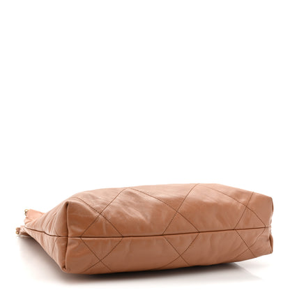 Chanel Shiny Calfskin Quilted Small Chanel 22 Beige 5 of 11