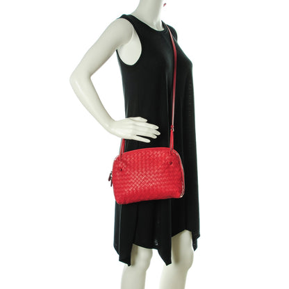 Bottega Veneta Nappa Intrecciato Pillow Crossbody Messenger Corniola 2 of 8