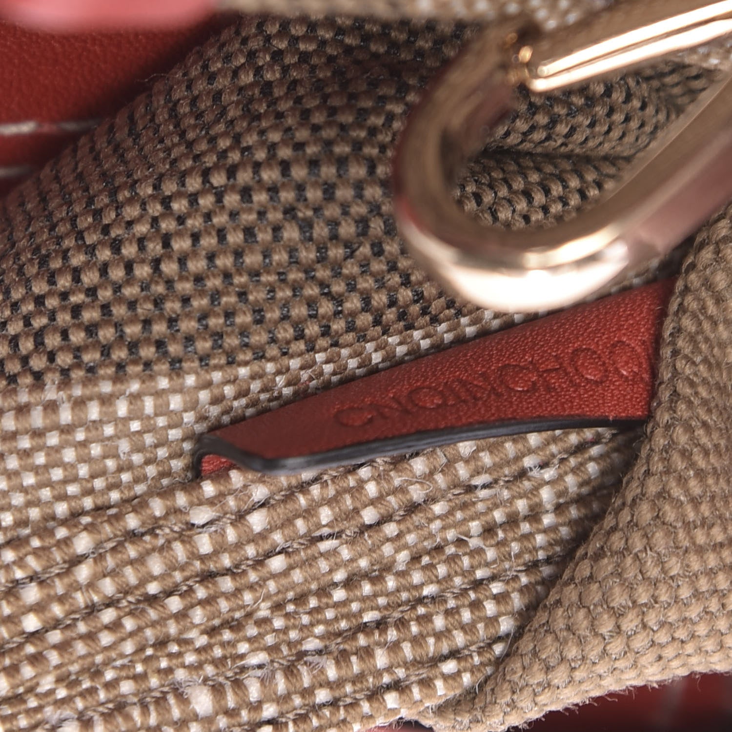 Burberry Canvas Mega Check Medium Maidstone Cadmium Red 8 of 11