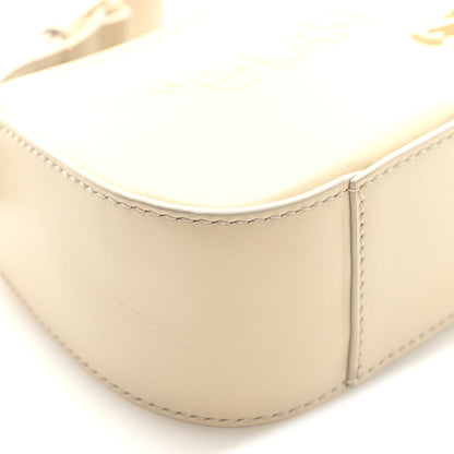 Off-White Calfskin 3D Glam Inside Jitney Shoulder Bag Beige 7 of 8