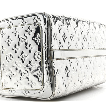Louis Vuitton Monogram Miroir Speedy 35 Silver 8 of 9