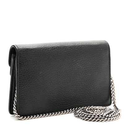 Gucci Calfskin Super Mini Dionysus Shoulder Bag Black 3 of 12