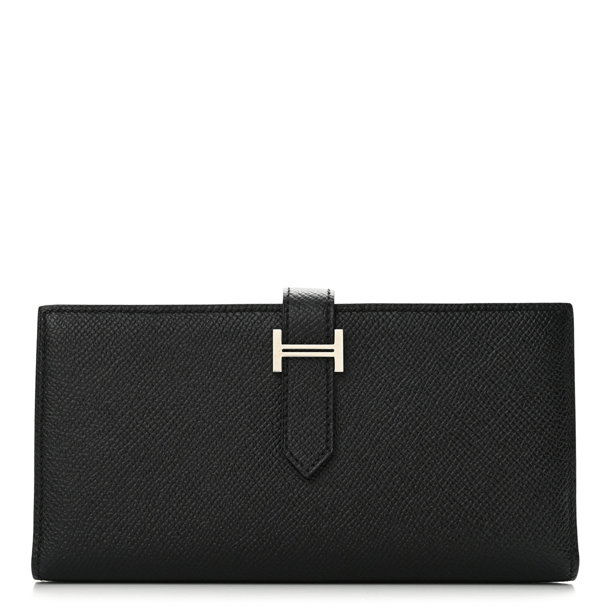 Hermes Epsom Bearn Gusset Wallet Black 1 of 9
