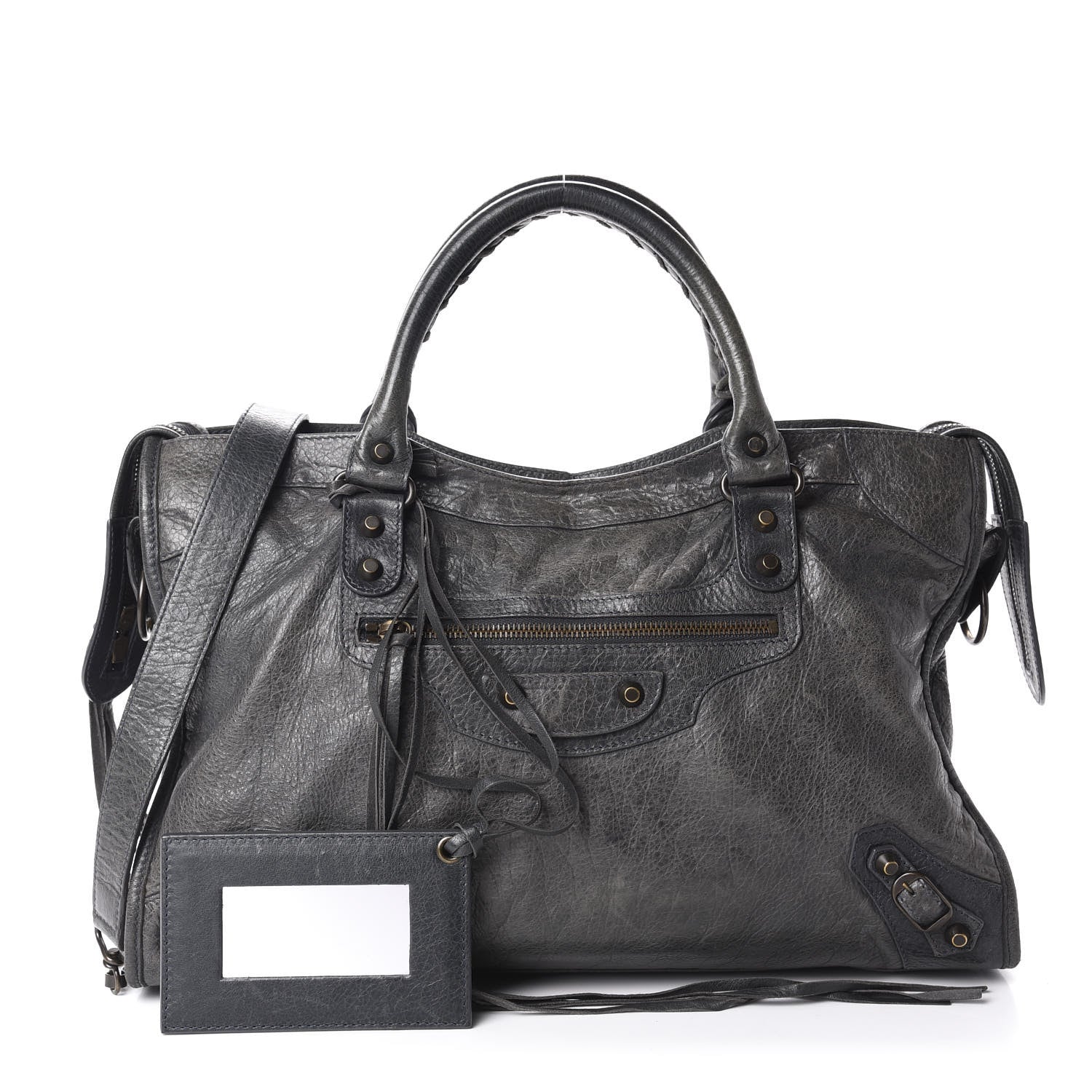 Balenciaga Agneau Classic Hardware City Anthracite 1 of 11