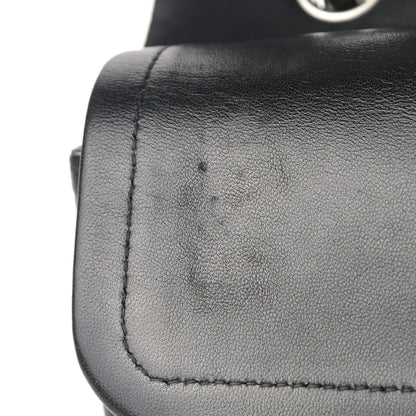 Chanel Lambskin Quilted Medium Double Flap Black 12 of 15