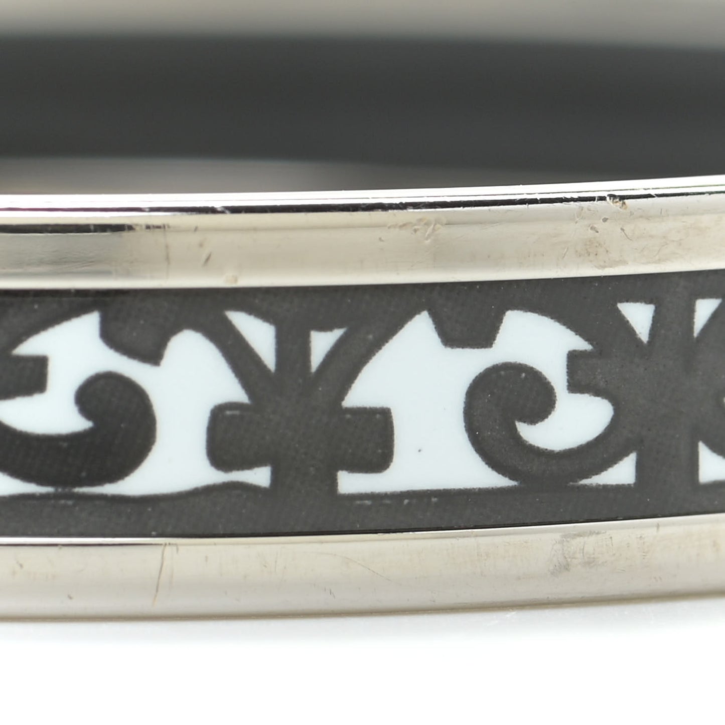 Enamel Printed Narrow Balcons Du Guadalquivir Bracelet 65 Black