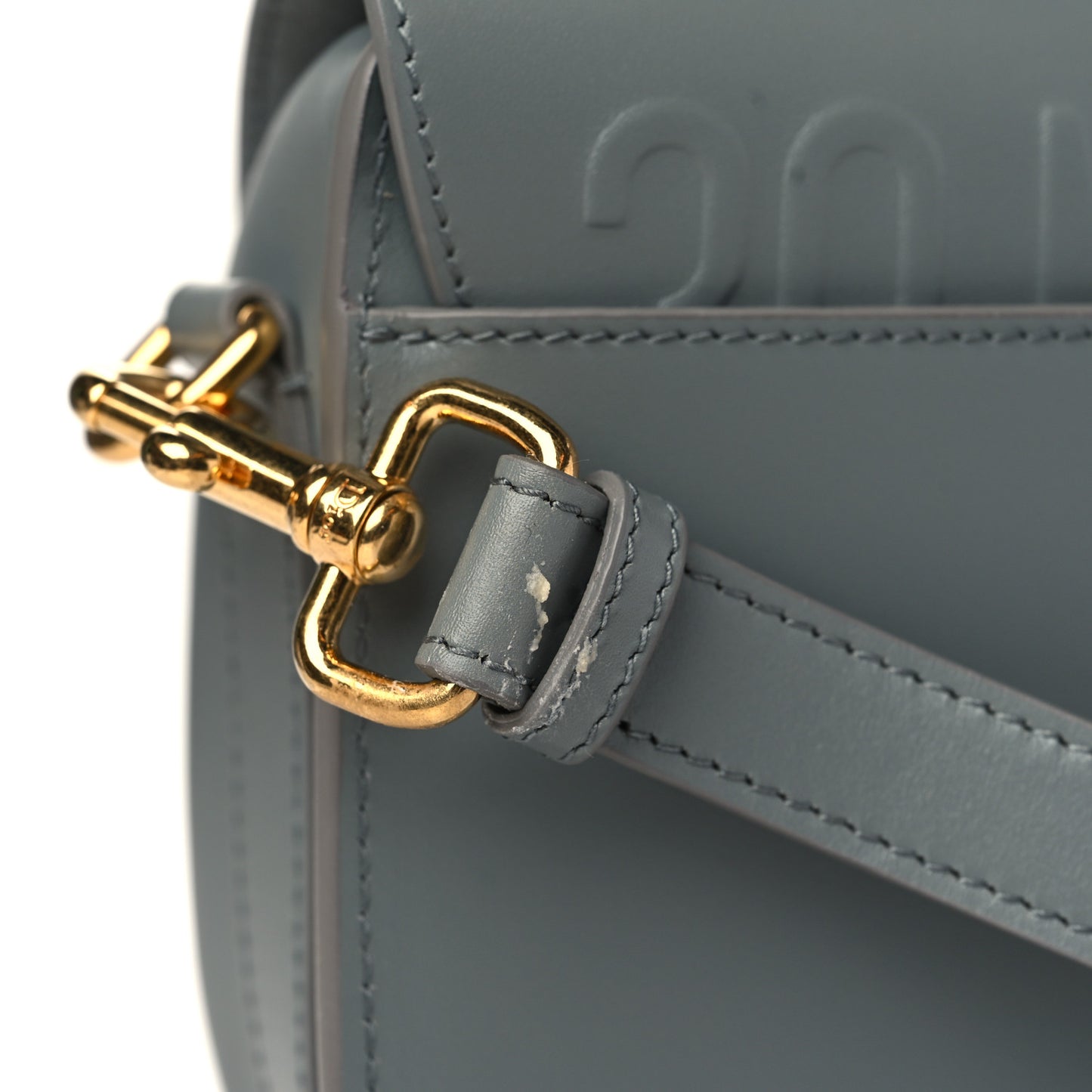 Box Calfskin Medium Bobby Flap Gray