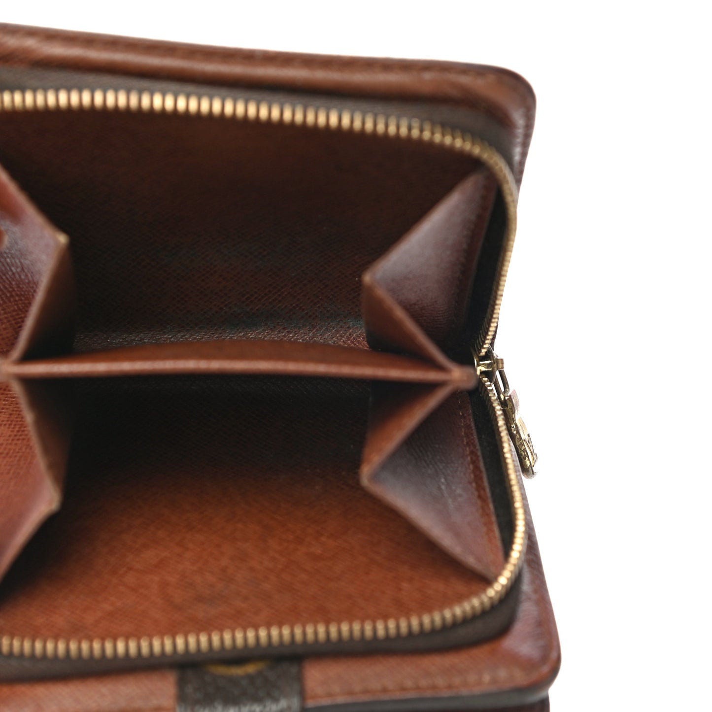 Monogram Compact Zippe Zipped Wallet