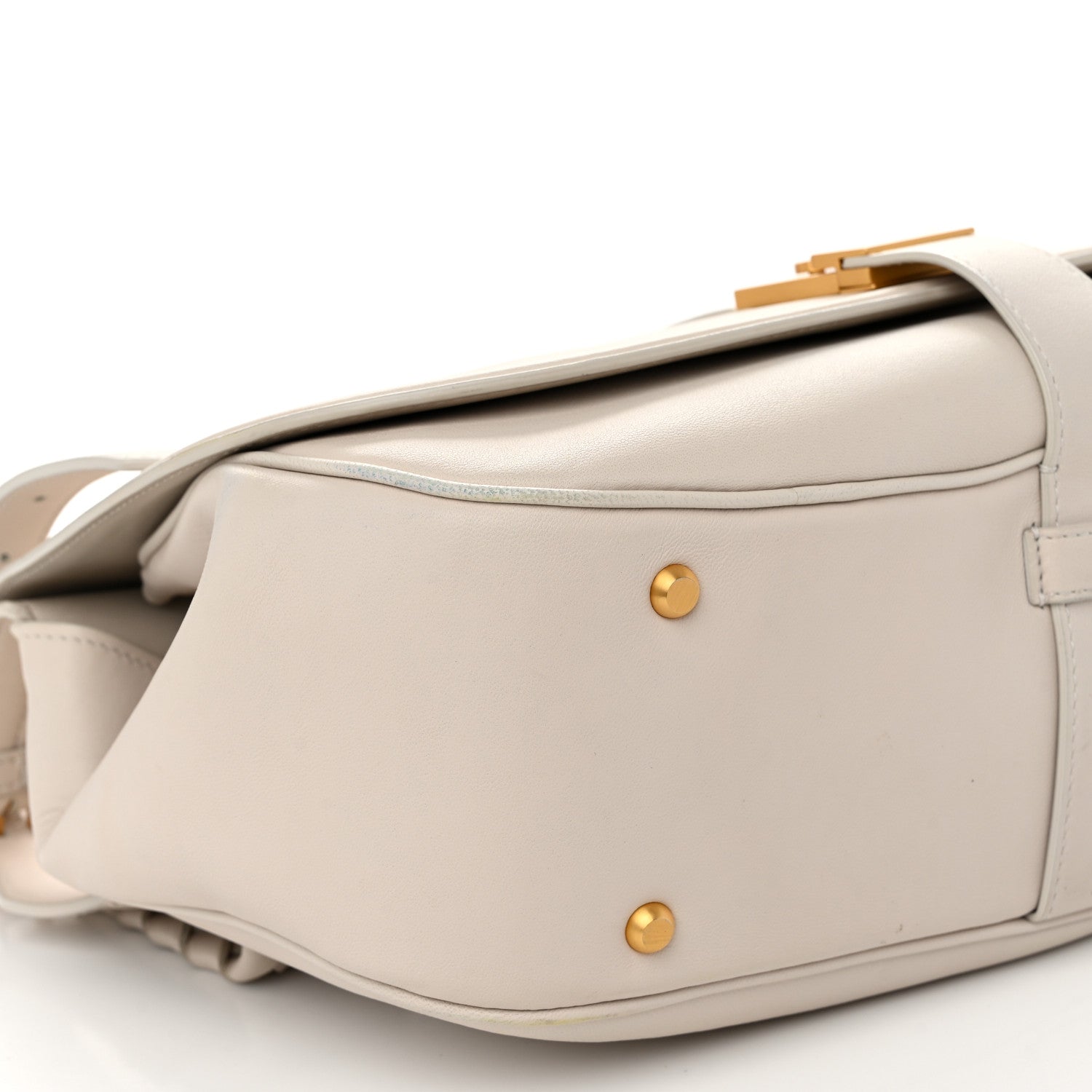 Bottega Veneta Nappa Intrecciato Strap Shoulder Bag White 8 of 10