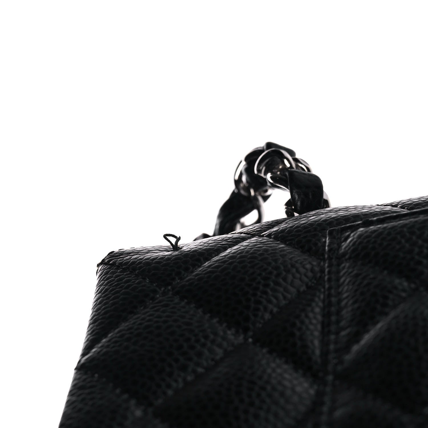 Chanel Caviar Quilted Medium Double Flap Black 19 of 21