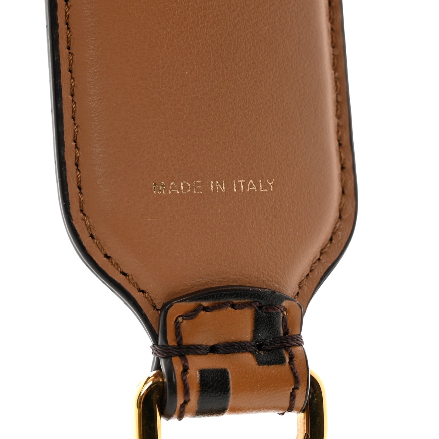 Vitello Century Bi-Color FF 1974 Embossed Strap You Maya Black