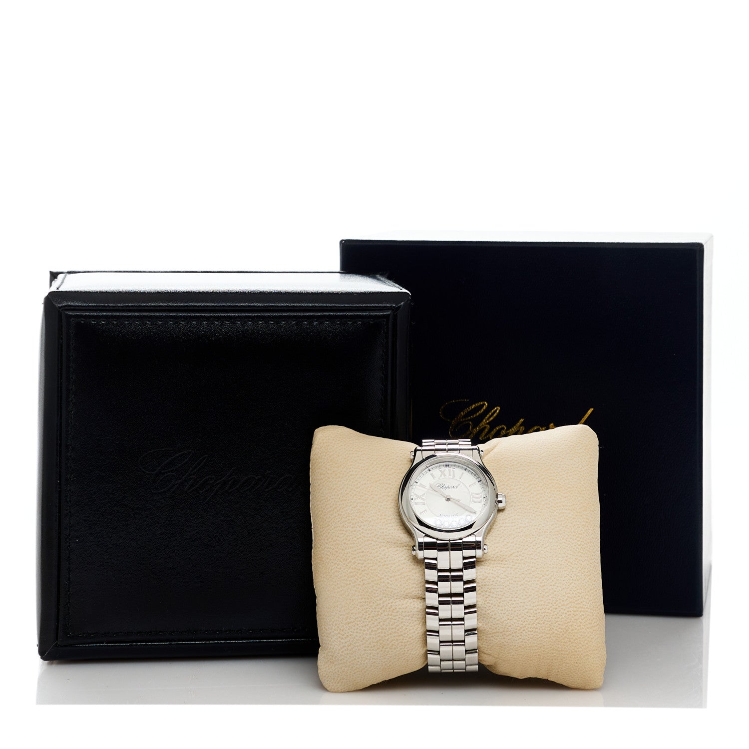 Chopard Stainless Steel 5 Diamond 30mm Happy Sport Automatic Watch 5 of 5