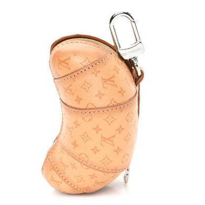 Louis Vuitton Calfskin Monogram LV Croissant Bag Charm Brown Brown 1 of 5