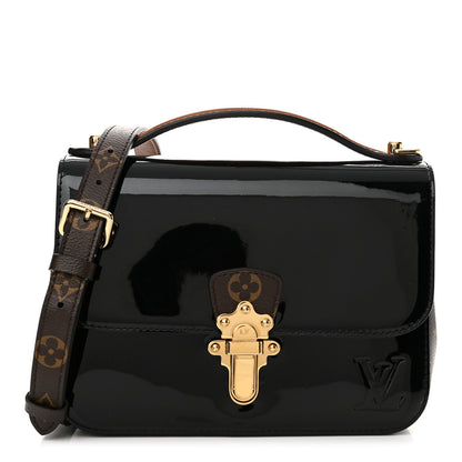 Louis Vuitton Patent Calfskin Monogram Cherrywood BB Black 1 of 11