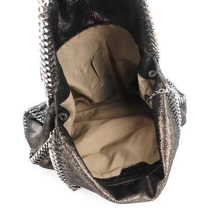 Stella McCartney Chamois Big Falabella Tote Ruthenium 5 of 6
