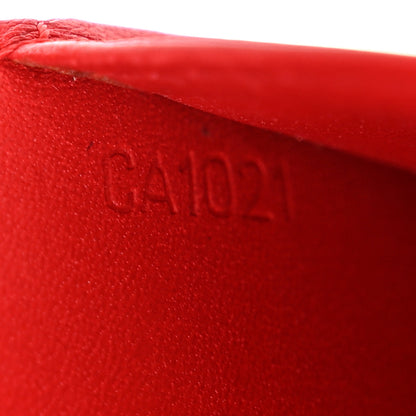 Louis Vuitton Vernis Small Ring Agenda Cover Red 7 of 9