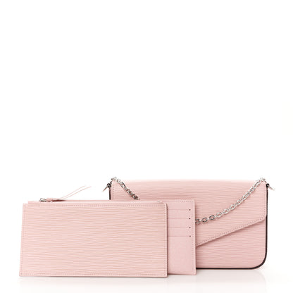 Louis Vuitton Epi Pochette Felicie Rose Ballerine 3 of 15