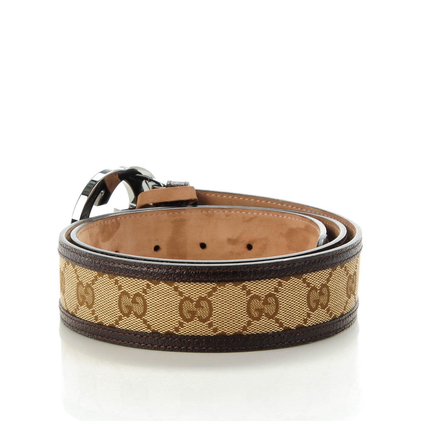 Monogram Interlocking G Belt 90 36 Brown