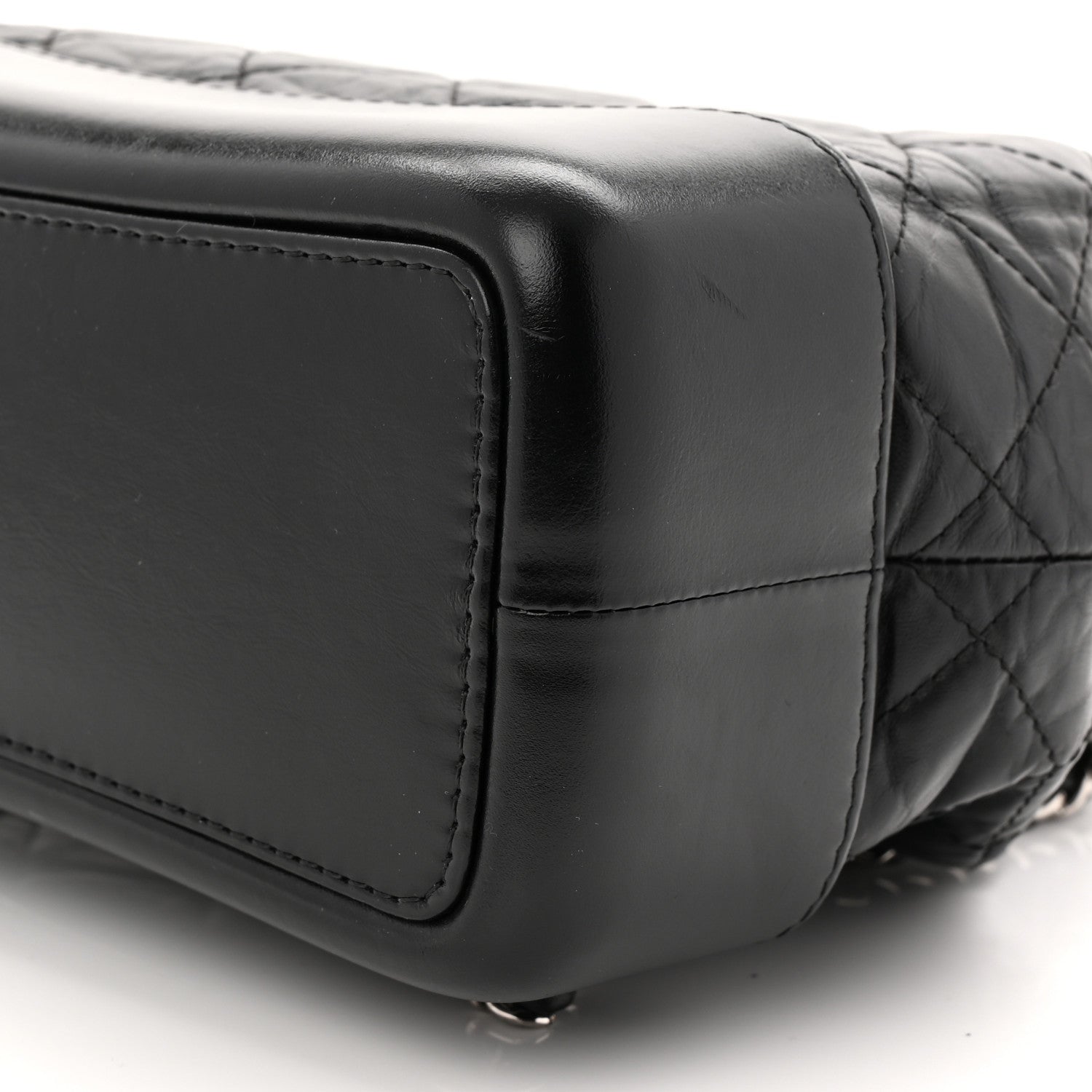 Chanel Aged Calfskin Quilted Small Gabrielle Backpack Black 10 of 10