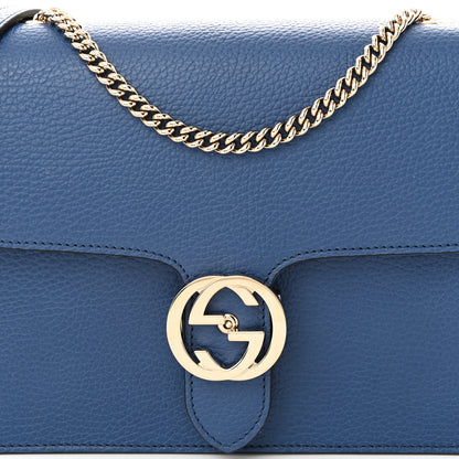 Gucci Dollar Calfskin Interlocking G Shoulder Bag Caspian 8 of 11