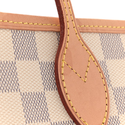 Louis Vuitton Damier Azur Neo Neverfull MM Rose Ballerine 13 of 13
