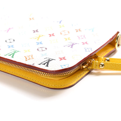Louis Vuitton Monogram Multicolor Insolite Wallet White Citron 8 of 10