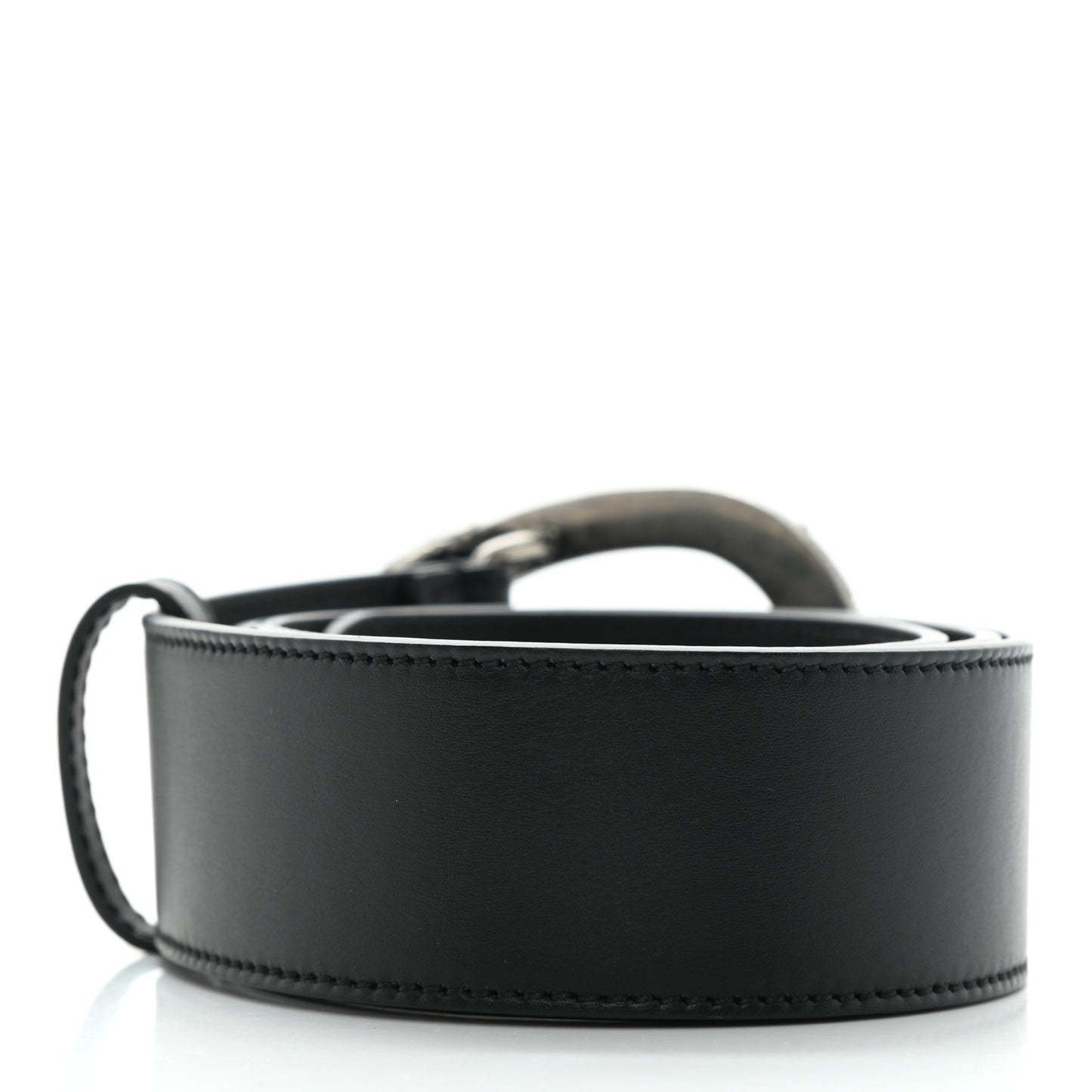 Moon Calfskin Nickel Dionysus Belt 90 36 Black