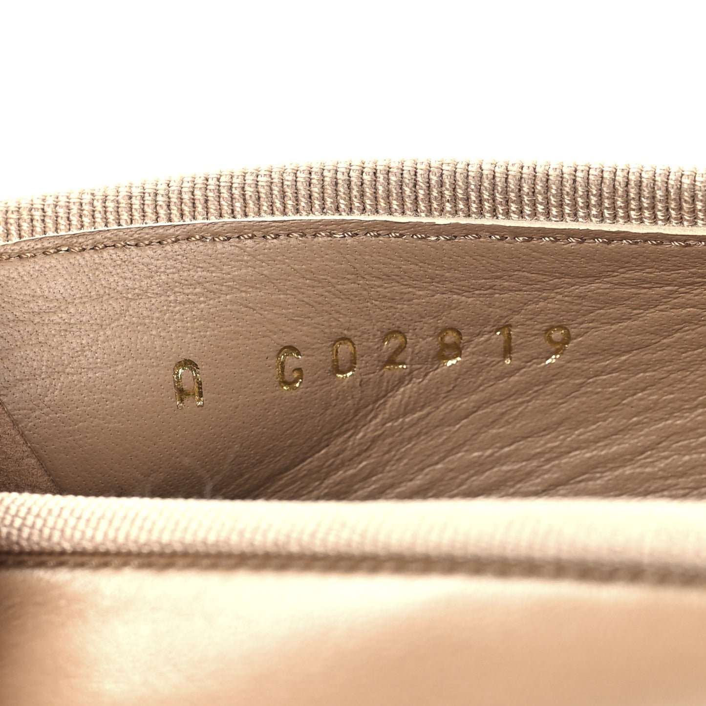 Lambskin Cap Toe CC Ballerina Flats 36.5 Dark Beige Black