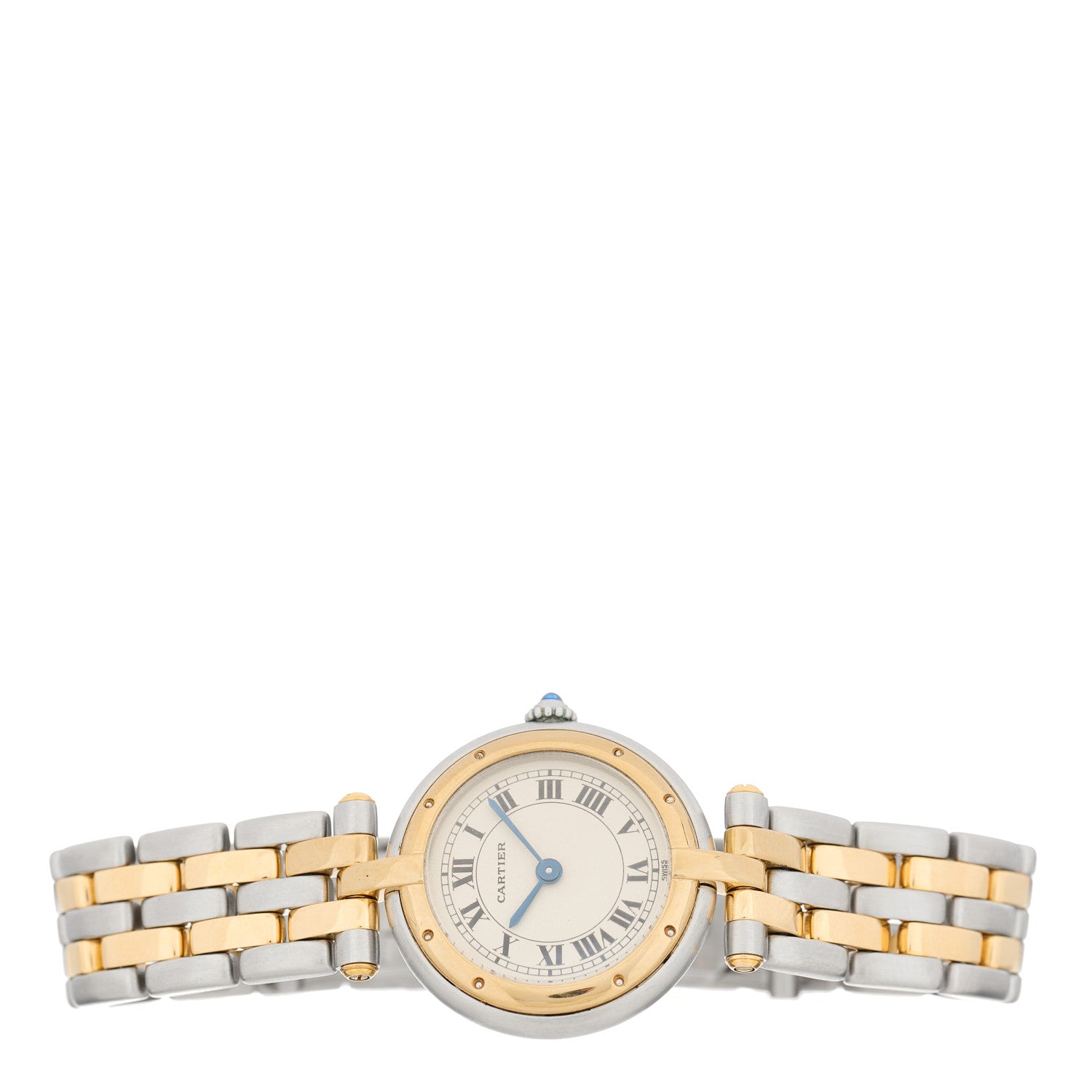 Cartier Stainless Steel 18K Yellow Gold 24mm Panthere Vendome Quartz Watch 2 of 4