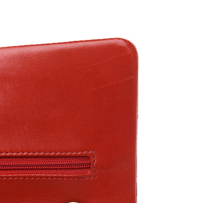 Chanel Lambskin Quilted Medium Double Flap Red 14 of 19
