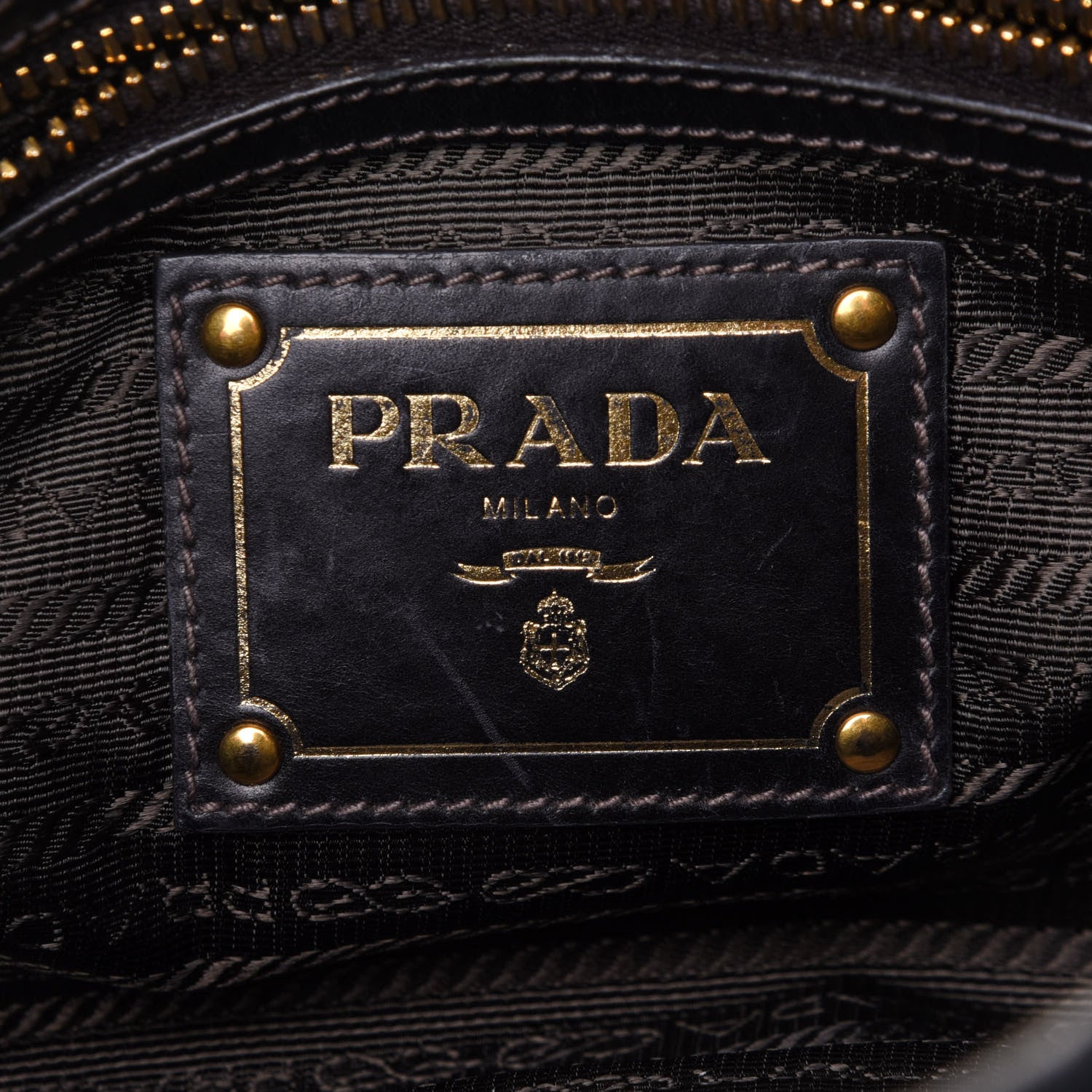Prada Jacquard Logo Tote Corda Bruciato 5 of 12