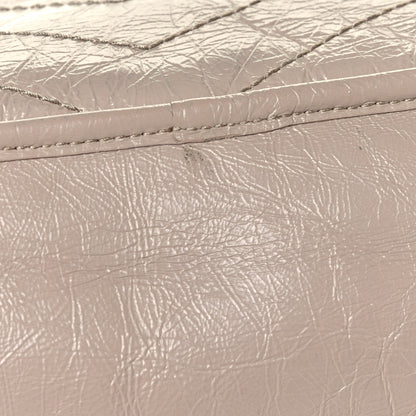 Saint Laurent Crinkled Calfskin Matelasse Monogram Medium Niki Chain Satchel Natural 5 of 5