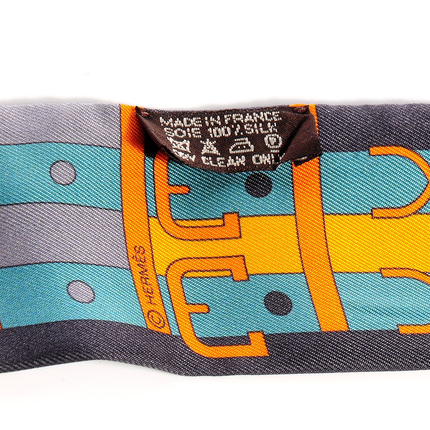 Silk Rocabar Twilly Gris Orange Vert
