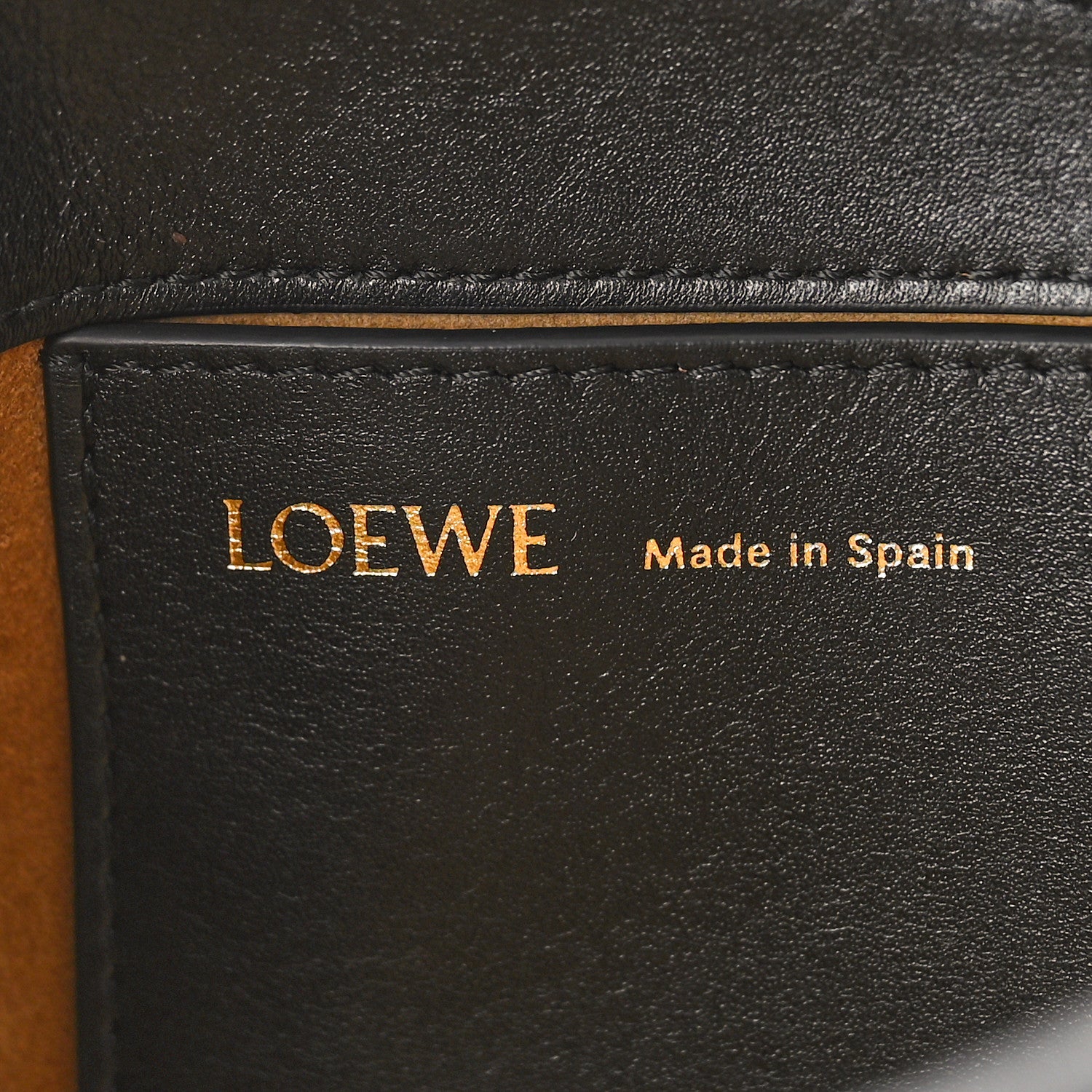Loewe Shiny Nappa Calfskin Paseo Satchel Black 6 of 10