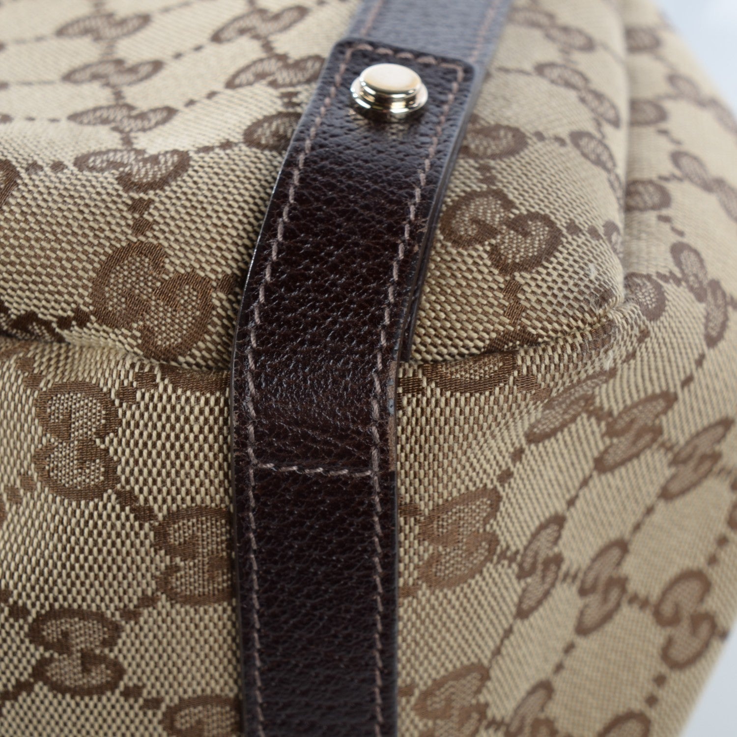 Gucci Monogram Medium Abbey Shoulder Bag Dark Brown 2 of 11