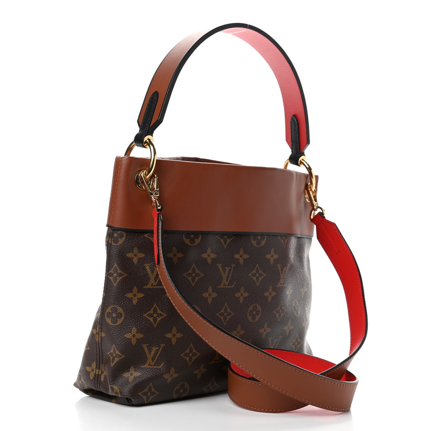 Monogram Tuileries Besace Caramel Rouge
