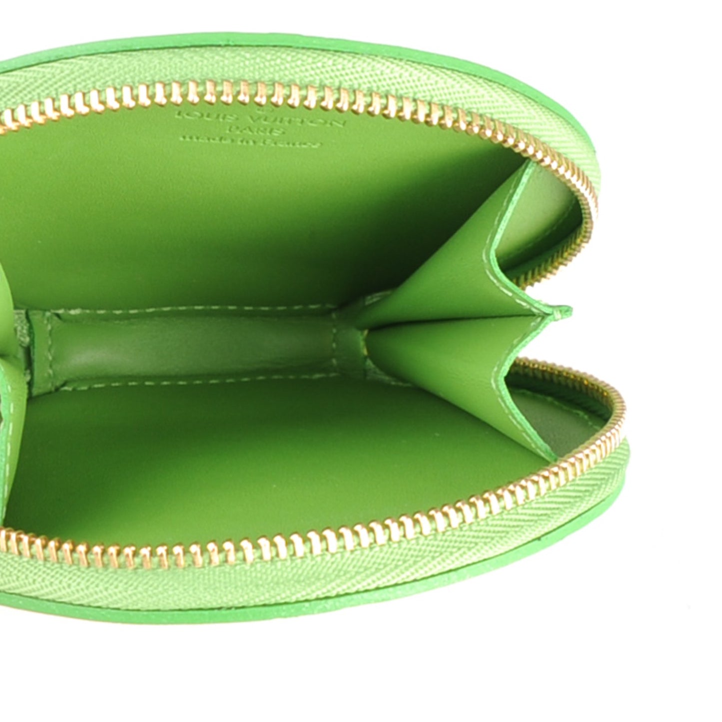 Vernis Roses Chapeau Coin Purse Vert Tonic
