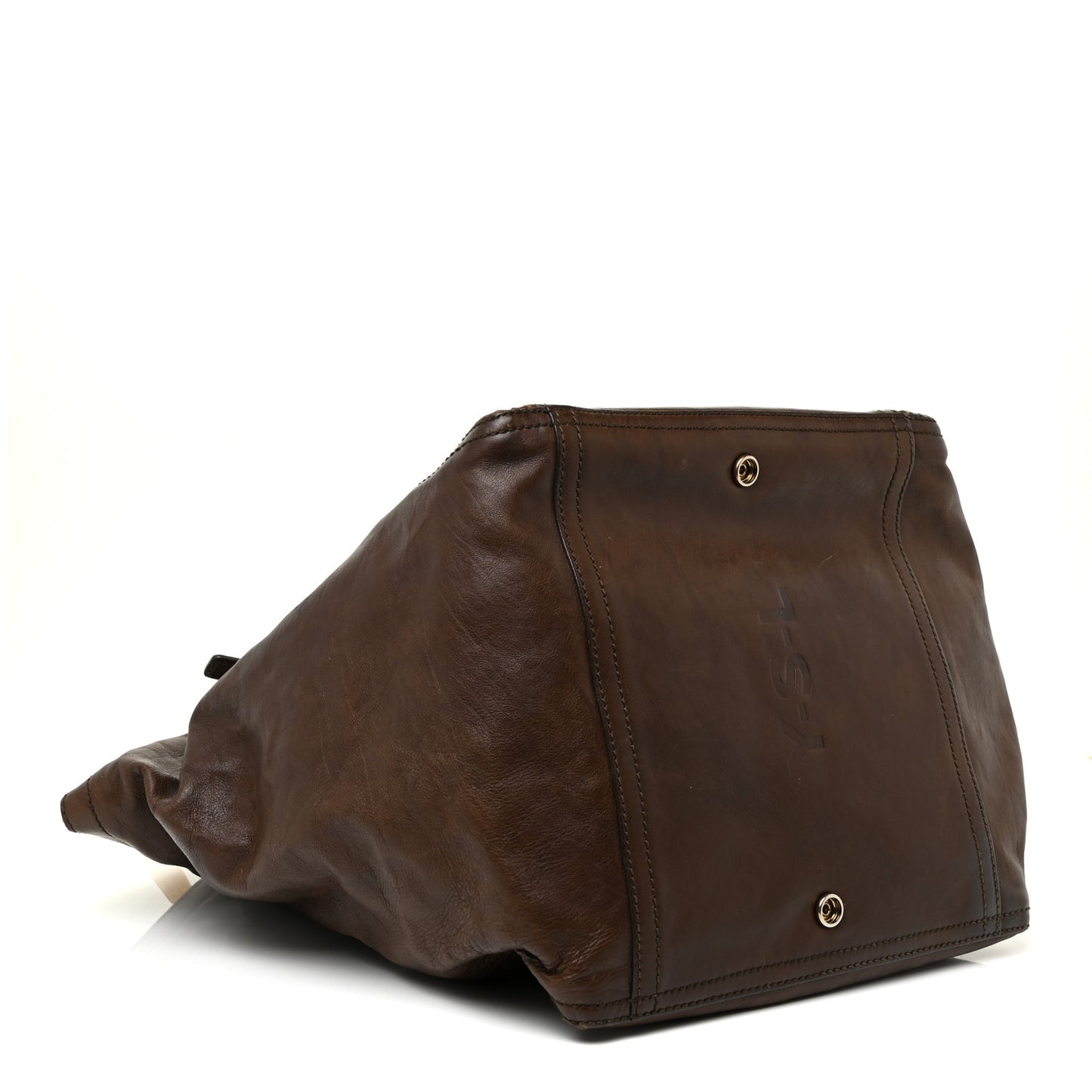 Calfskin Medium Downtown Tote Brown