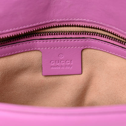 Gucci Calfskin Matelasse Medium GG Marmont Shoulder Bag Candy Mousse 6 of 16