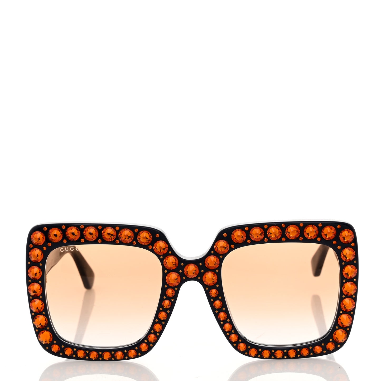 Acetate Crystal Oversize Sunglasses GG0148S Blue