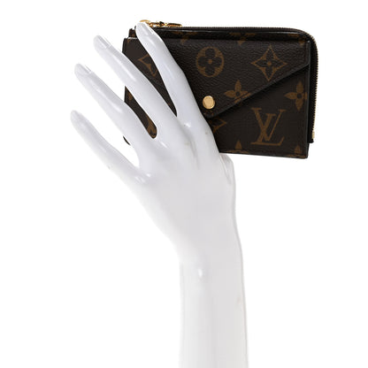 Louis Vuitton Monogram Recto Verso Card Holder Black 2 of 9
